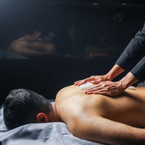 مساج أحجار ساخنة - باردة 60 دقيقة - إهداء